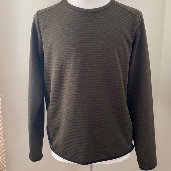 REI Other - REI Co-Op ribbed mid-layer pullover with pouch pocket